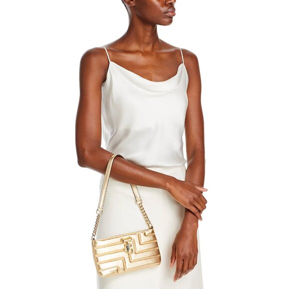 Jimmy Choo Avenue Slim Shoulder Bag - Black - New With Defects - Picture 4 of 12